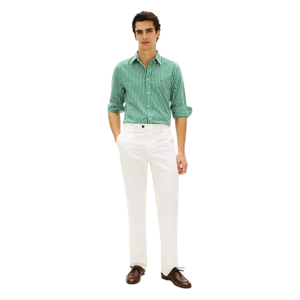Tommy Hilfiger Flex Regular Fit Gingham Check Poplin Shirt
